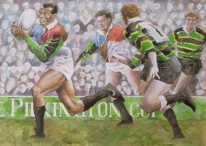Mecz rugby: Harlequins v Northampton, 1992 (wc)