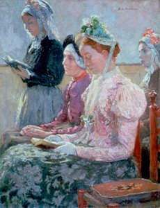 Niedzielny poranek, ok. 1900 autorstwa Julius Garibaldi Melchers