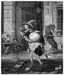 Przejście przez burzę, 1885. autorstwa Garnier