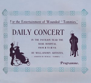 Ogłoszenie na koncert, 1917