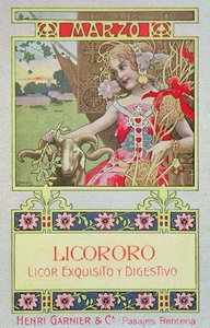 Marzec, z kalendarza Henri Garnier & Co.