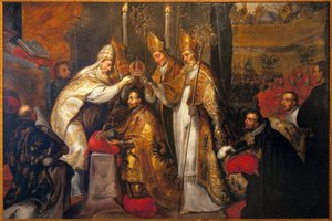 Koronacja cesarza Karola V w Bolonii przez papieża Klemensa VII