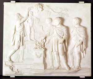 Ofiara dla Herkulesa, c.1766 (marmur)
