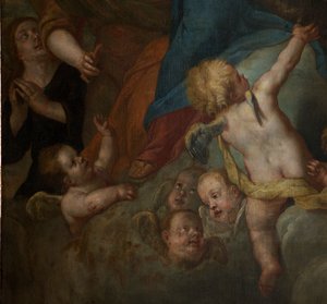 Kościół parafialny (Sint-Walburgakerk). Obraz. Gaspar de Crayer. 1652 autorstwa Gaspar De Crayer