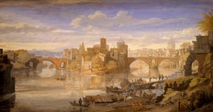Тибер арал, Гаспар ван Виттел (ойролцоогоор 1652-1736) поли