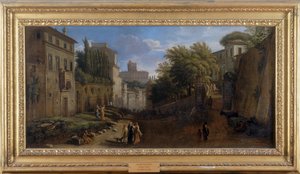 Przez Capo le Case autorstwa Gaspar van Wittel