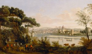 Widok na Florencję autorstwa Gaspar van Wittel