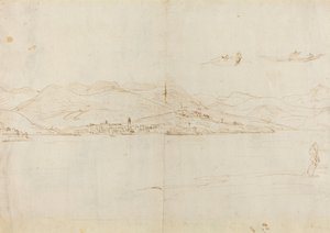 Jezioro Maggiore autorstwa Gaspar van Wittel