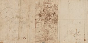 Ogrody Willi Medici autorstwa Gaspar van Wittel
