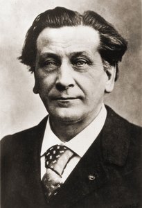 François Coppée (1842-1908), francuski poeta i dramaturg, sfotografowany przez Nadara.
