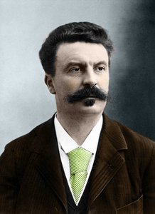 Guy de Maupassant (1850-1893), francuski pisarz Nadara.