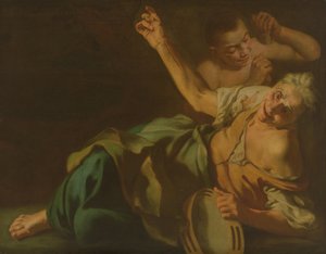 Stara kobieta z jeżowcem