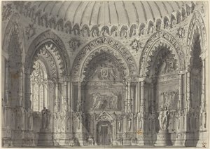 Rotunda w stylu gotyckim autorstwa Gasparo Galliari