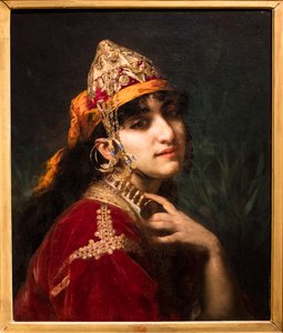 Halima (olej na płótnie) autorstwa Gaston Saintpierre