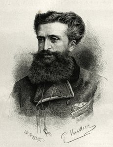 Portret dr Gustawa Lebona (1841-1931). Grawer G. Vuillier, ilustrujący historię La Syria d