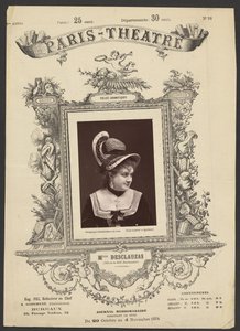 Teatr Paryski: Miss. Desclauzas autorstwa Gaston and Mathieu and Cie.