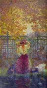 Pragnienie proszę (malowanie) autorstwa Gaston de la Touche