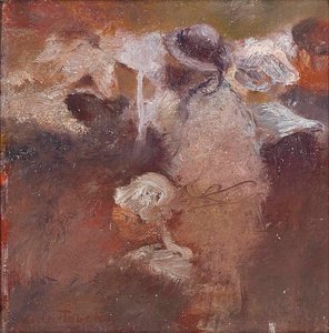 Szkic postaci w Bretanii autorstwa Gaston de la Touche