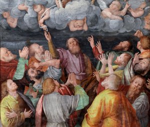 Wniebowzięcie Najświętszej Maryi Panny autorstwa Gaudenzio Ferrari