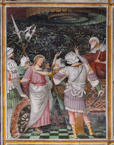 Jezus przed królem Herodem, fragment „Życia i męki Chrystusa” autorstwa Gaudenzio Ferrari