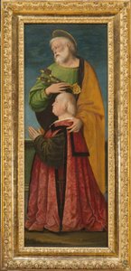 Św. Piotr i darczyńca, ok.1517-18 autorstwa Gaudenzio Ferrari
