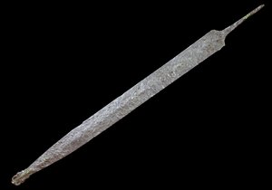 Sztuka Galii: Iron Spee, Iron Age (400 pne). Muzeum Starożytności, Saint Germain en Laye. autorstwa Gaulish
