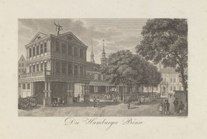 Stara Giełda w Hamburgu, 1822 autorstwa Geissler