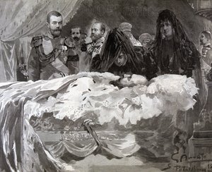 Śmierć cara Aleksandra III, listopad 1894. autorstwa Gennaro Amato