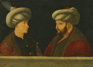 Portret sułtana Mehmeda II z młodym dostojnikiem