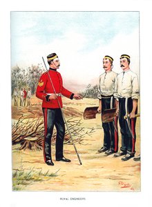 Inżynierowie królewscy, c1890.