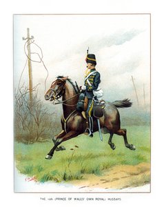 10. Książę Walii Własny Królewski Huzar, c1890.