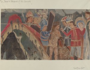 Stacja Drogi Krzyżowej nr 10: Jezus z szat, ok. godz. 1936.