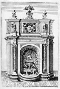 Projekt fontanny, 1664