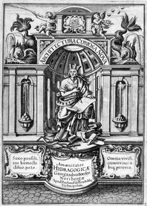 Strona tytułowa Architectura Curiosa Nova, 1664