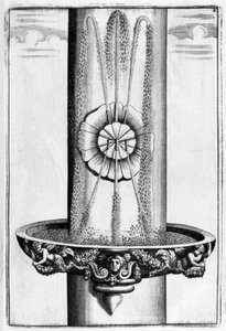 Ozdobny projekt fontanny, 1664 autorstwa Georg Andreas Bockler