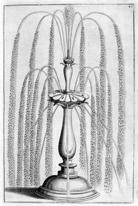 Ozdobny projekt fontanny, 1664 autorstwa Georg Andreas Bockler