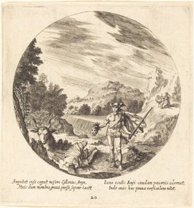 Argus zabijający Merkurego autorstwa Georg Andreas Wolfgang the Elder