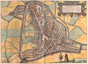 Hertogenbosch, Holandia - w "Civitates Orbis Terrarum" Georga Brauna, Kolonia 1617 r. autorstwa Georg Braun