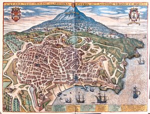 Palmanova, Włochy - w "Civitates Orbis Terrarum" Georga Brauna, Kolonia 1617 r. autorstwa Georg Braun