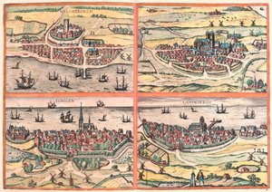 Szwecja, w "Civitates Orbis Terrarum" Georga Brauna, Kolonia 1617 r. autorstwa Georg Braun