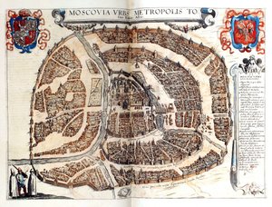 Mapa Moskwy, 1572
