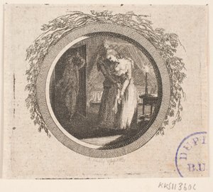 Winieta tytułowa do S. Richardsona: „Historia panny Clarissy Harlowe”, część czwarta autorstwa Georg Christian Schule