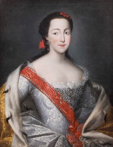 Portret cesarzowej Katarzyny II 1729-1796, lata 50. XVIII wieku.