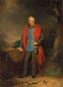 Feldmarszałek hrabia Johann Joseph Wenzel Radetzky z Radetz, portret w całej okazałości