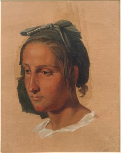 Studium portretowe Włoszki autorstwa Georg Friedrich August Lucas