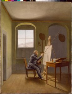 Caspar David Friedrich w swojej pracowni