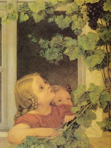 Dzieci przy oknie autorstwa Georg Friedrich Kersting