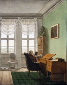 Niemiecki:  Reinhards Studierstube Studium kapelana Reinharda autorstwa Georg Friedrich Kersting
