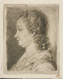 Madame Schmidt (żona artysty) autorstwa Georg Friedrich Schmidt