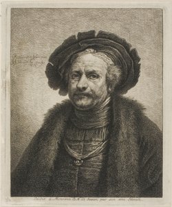 Portret Rembrandta autorstwa Georg Friedrich Schmidt